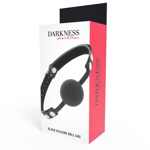 DARKNESS - BLACK SILICONE GAG 4